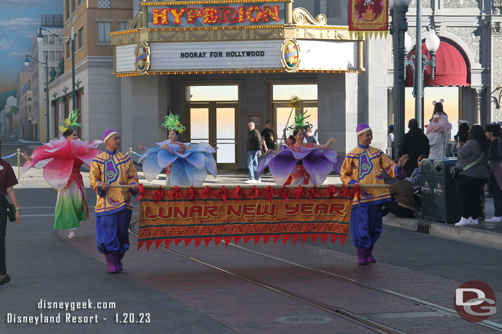 Decided to catch the 1:45 Lunar New Year Procession from Hollywood Blvd.