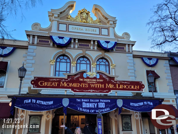 The Disney Gallery has a Disney100 exhibit.. I will head there later.