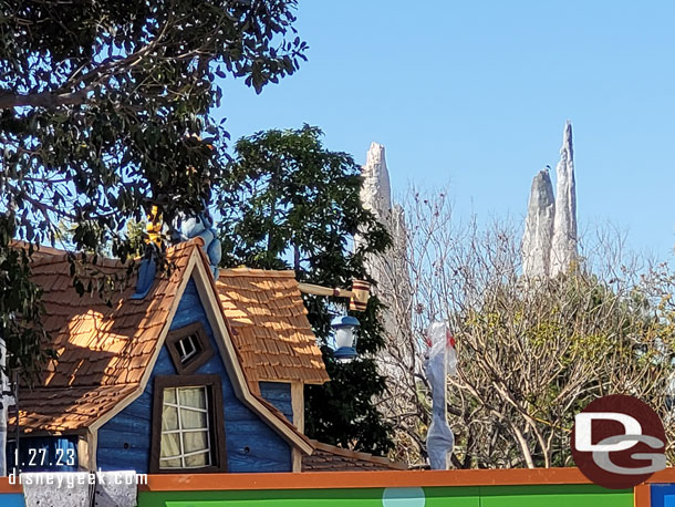 Work going on in front of Goofy's house