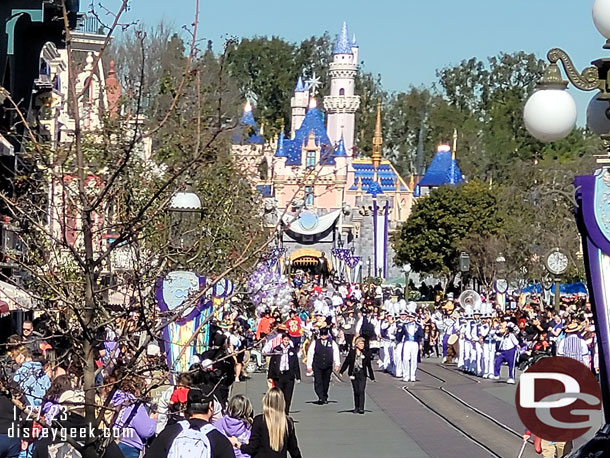 The Disneyland Band approaching