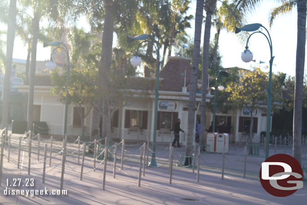 No waits at the ticket windows this morning.