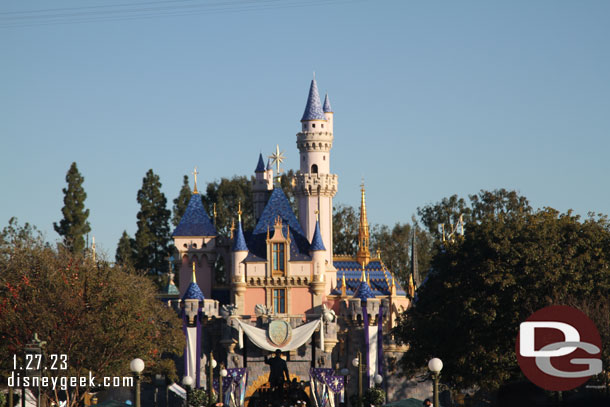 Sleeping Beauty Castle this morning