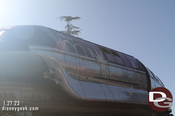 Monorail Blue has a new Disney100 wrap