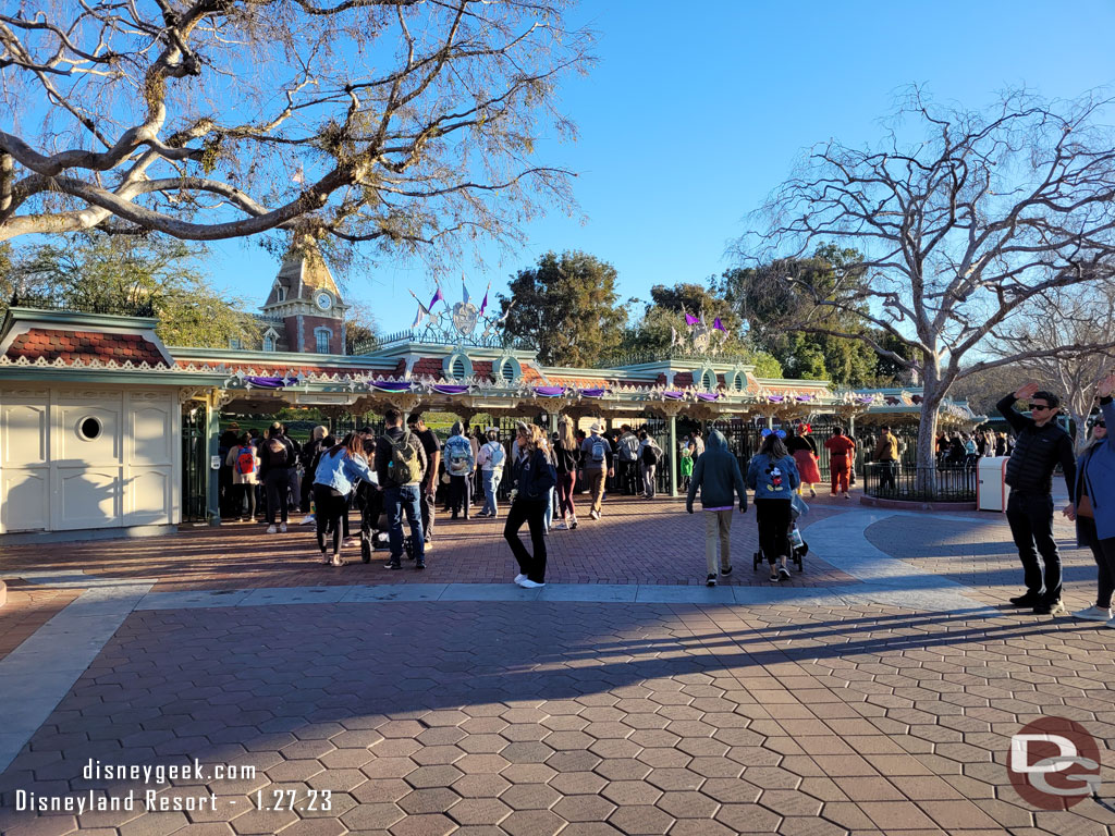 No wait to get into the park either.