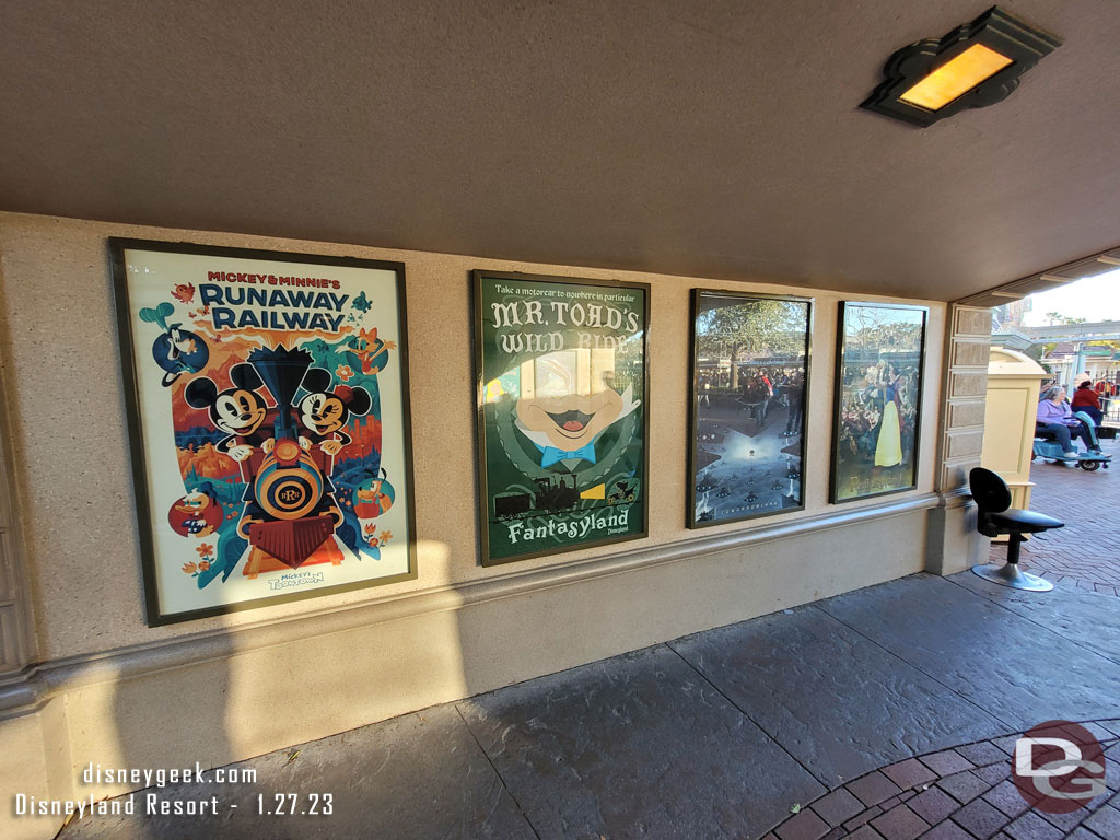 The attraction poster for Mickey and Minnie