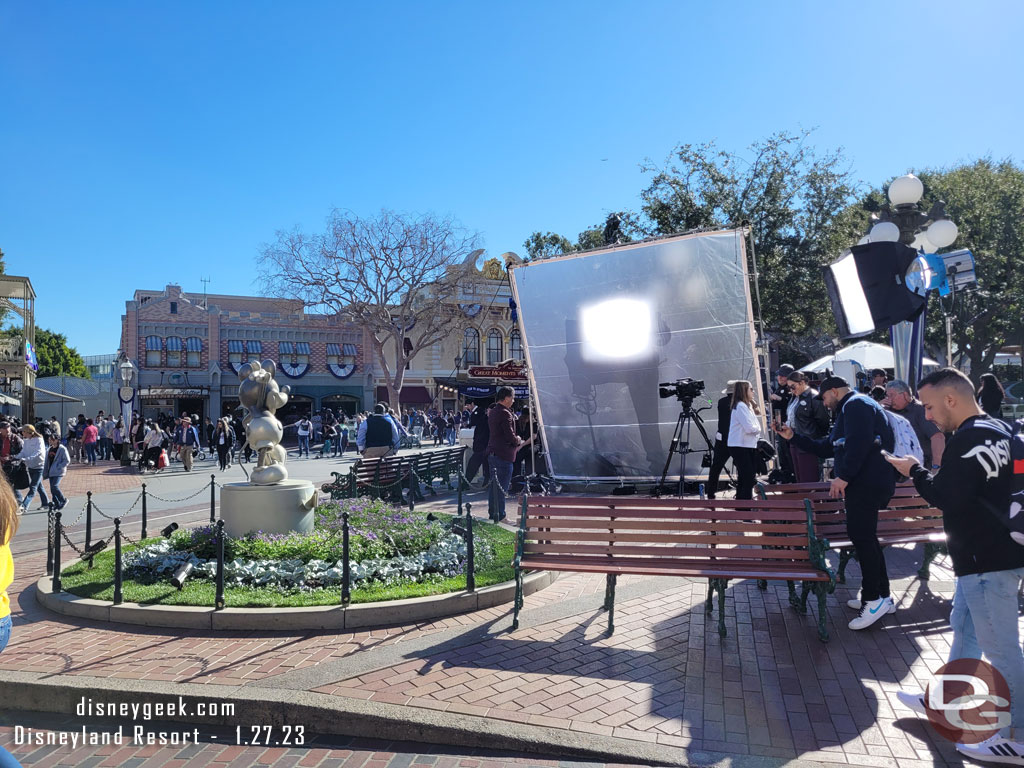 The media location in Town Square was still set up.