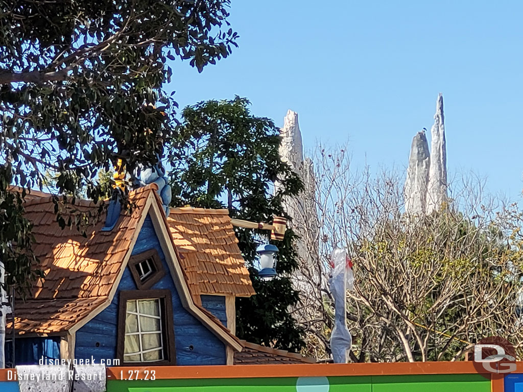 Work going on in front of Goofy