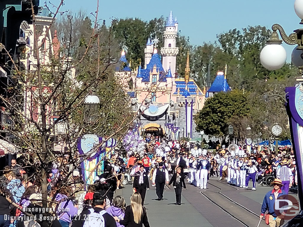 The Disneyland Band approaching