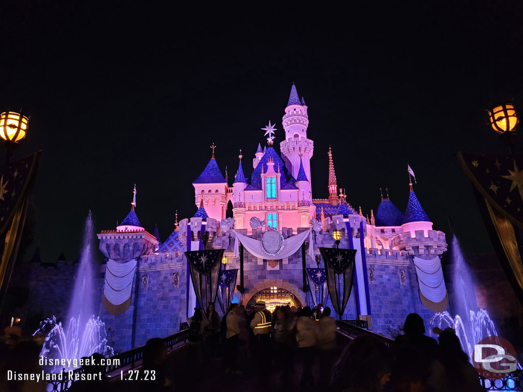 Sleeping Beauty Castle this evening