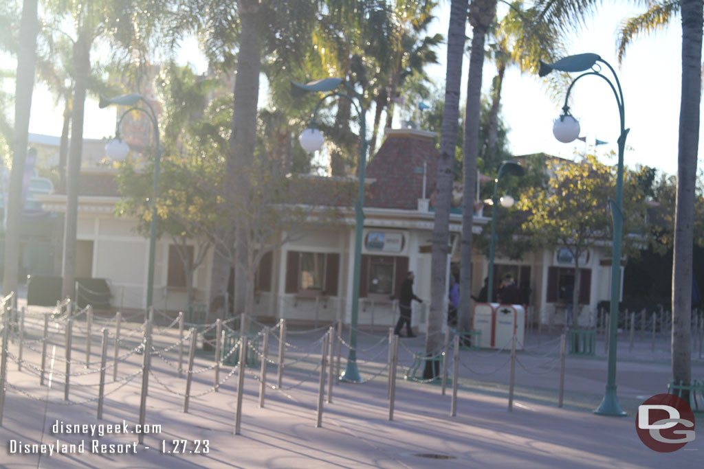 No waits at the ticket windows this morning.