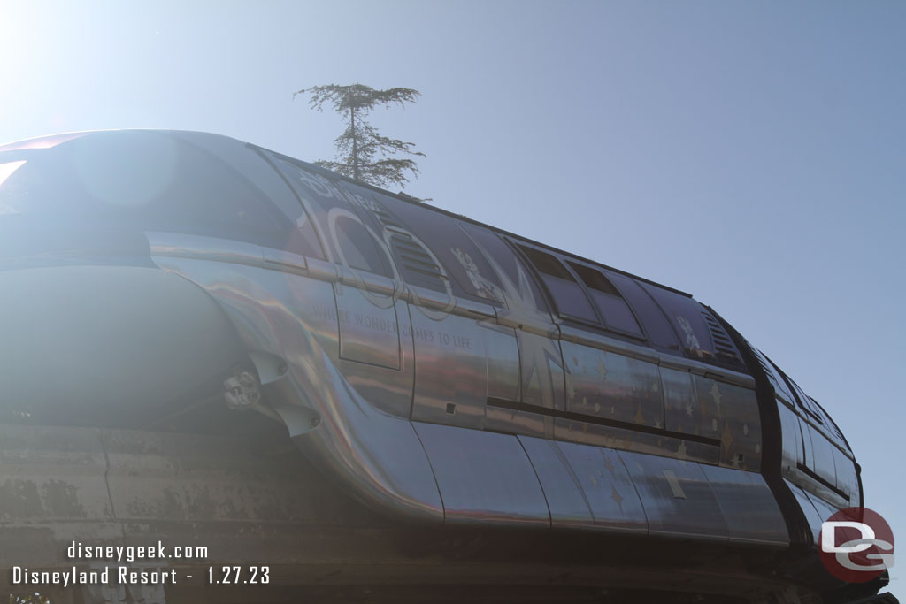 Monorail Blue has a new Disney100 wrap