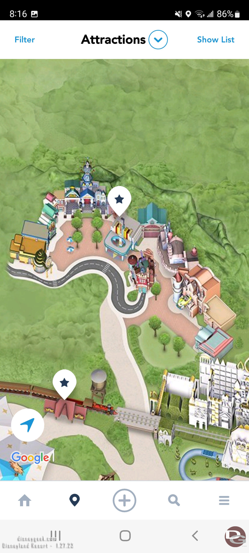 A closer look at the reconfigured Toontown.