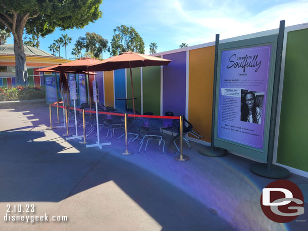 Downtown Disney has an area set up for Celebrate Soulfully 