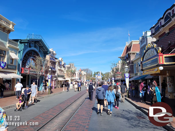 11:21am - Main Street USA at Disneyland