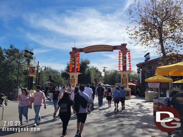 1:22pm - Hopped over to Disney California Adventure.