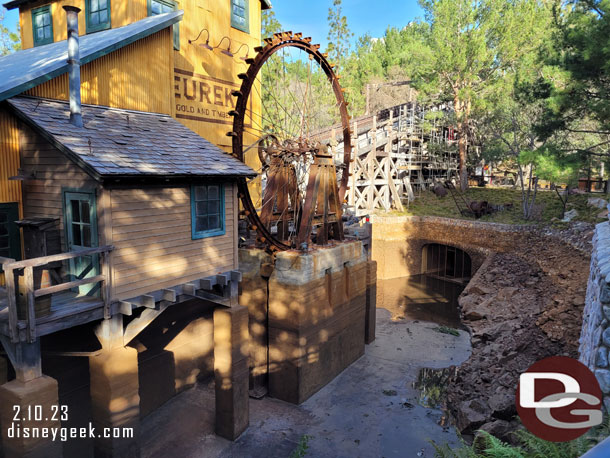 The annual renovation of Grizzly River Run continues.