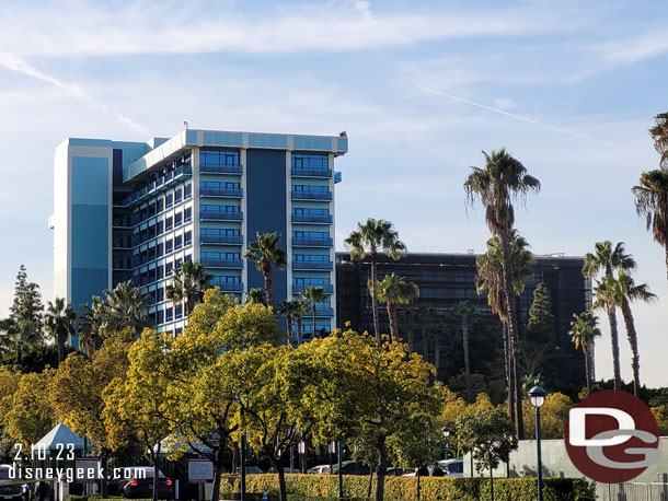 The Frontier tower on the left and new DVC tower in the background