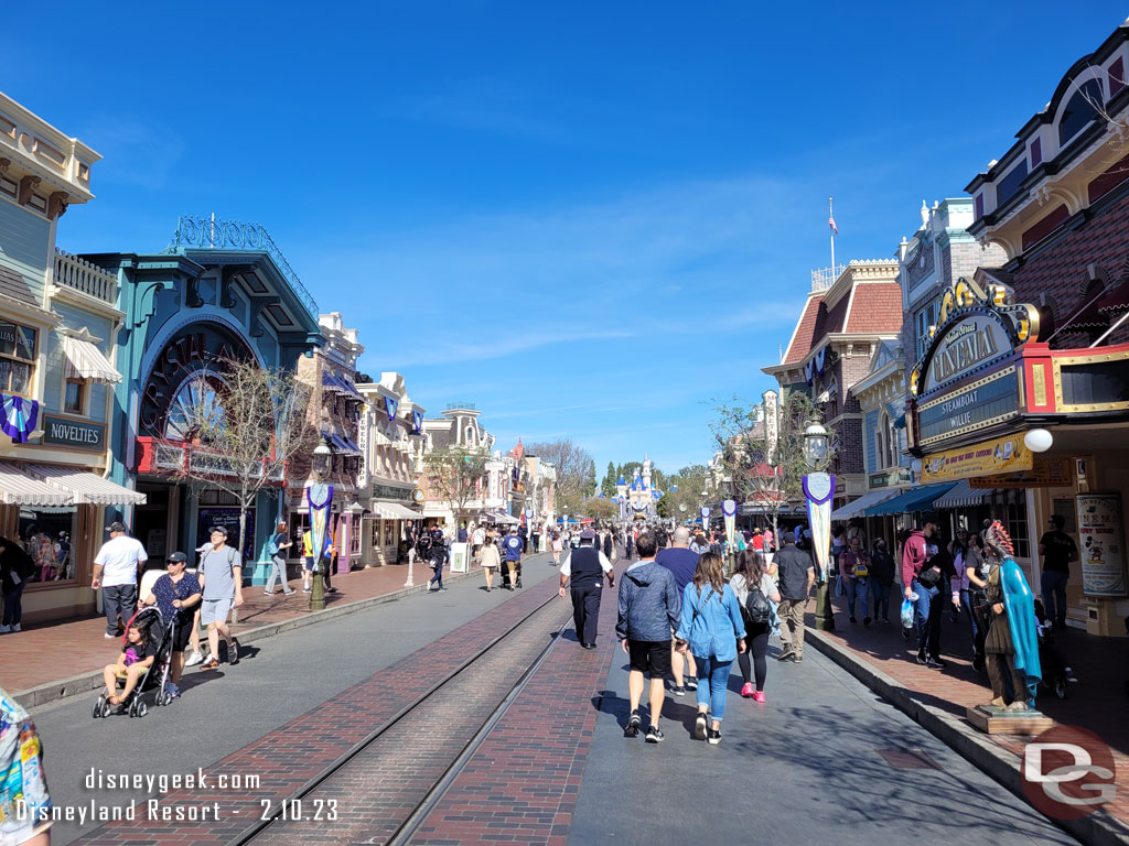 11:21am - Main Street USA at Disneyland