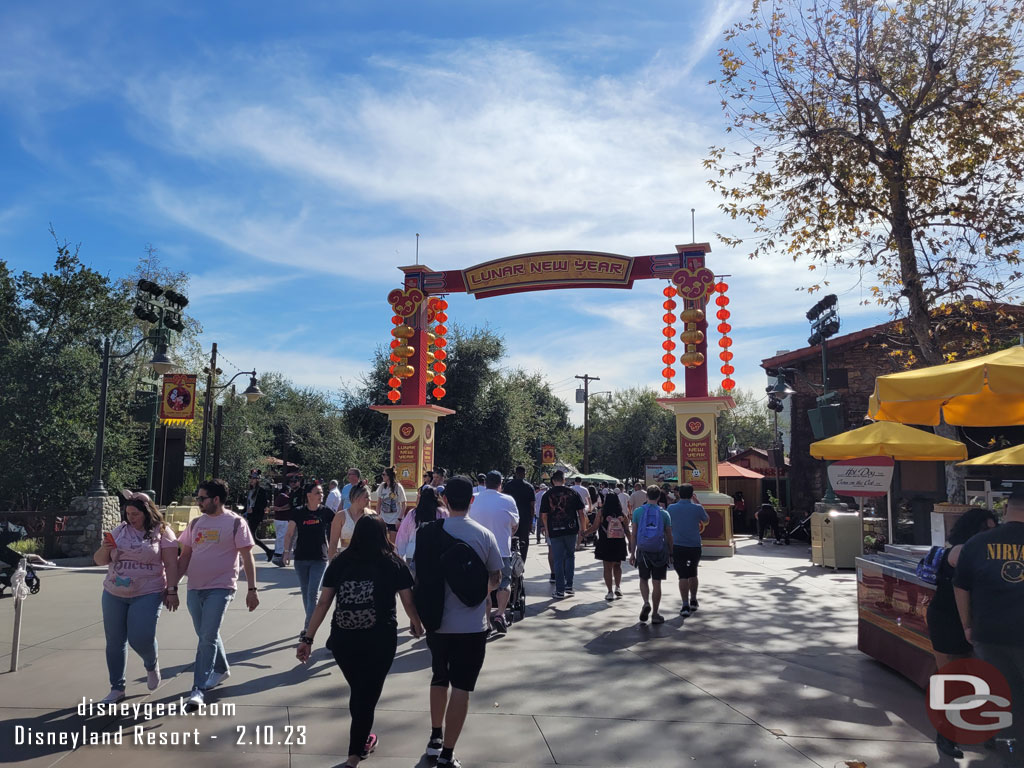 1:22pm - Hopped over to Disney California Adventure.