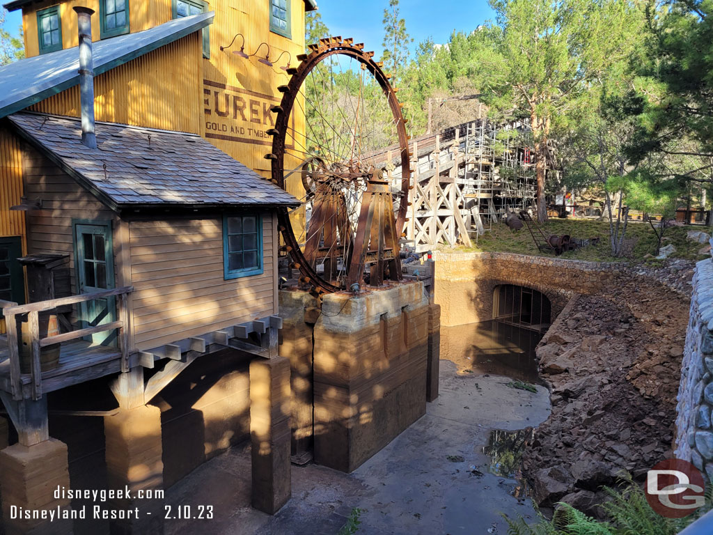 The annual renovation of Grizzly River Run continues.