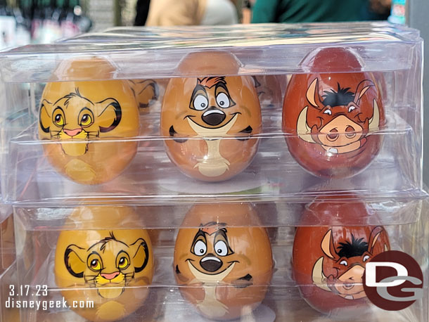 You can purchase these three Lion King eggs for $14.99.