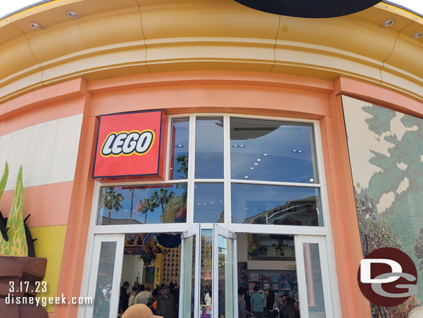 Can you spot the egg in the Lego Store?