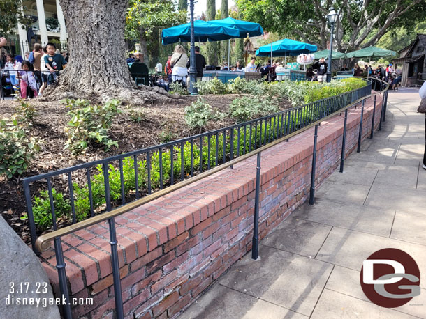 Still disappointed to loose this seating to a railing.. I was looking for a spot to sit today.