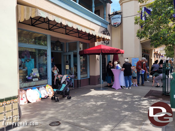 An egg redemption/purchase location on Main Street USA