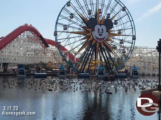 World of Color preparations underway.