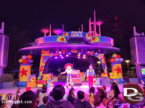 The Pixar Pals Dance Party has returned and takes place from 7-11pm at the Tomorrowland Terrace.