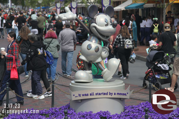 Mickey Mouse on Main Street USA