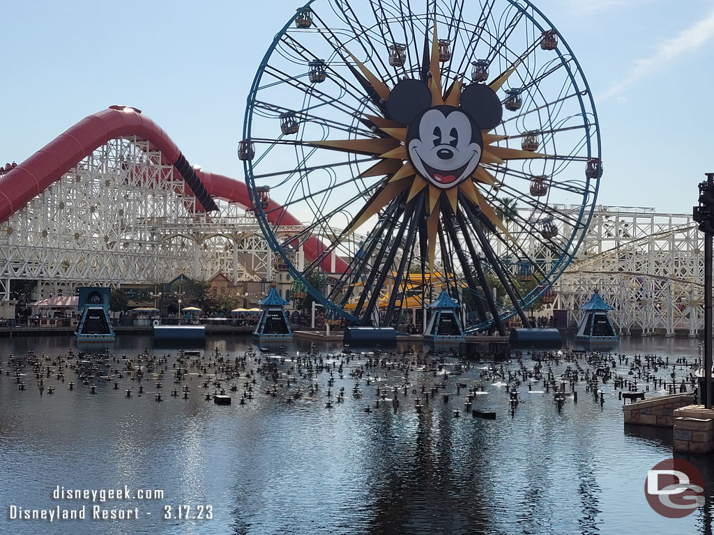 World of Color preparations underway.