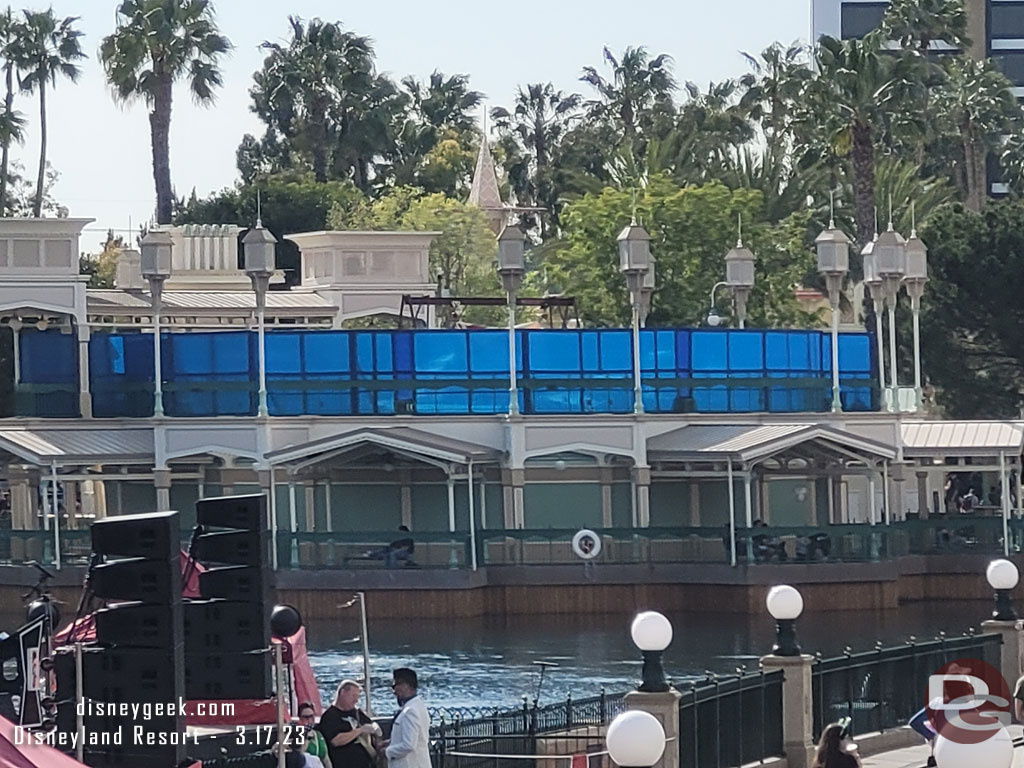 The Silly Symphony Swings are still being renovated. 