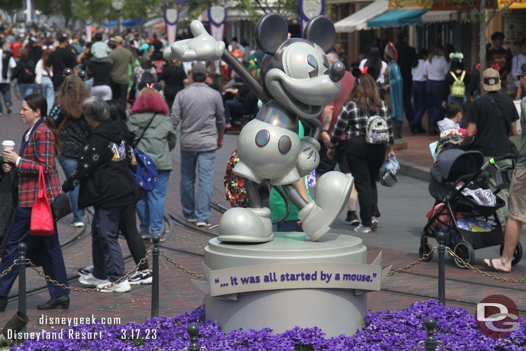 Mickey Mouse on Main Street USA