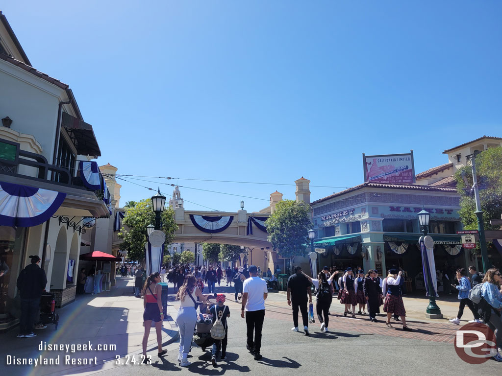 12:07pm -  Arrived on Buena Vista Street