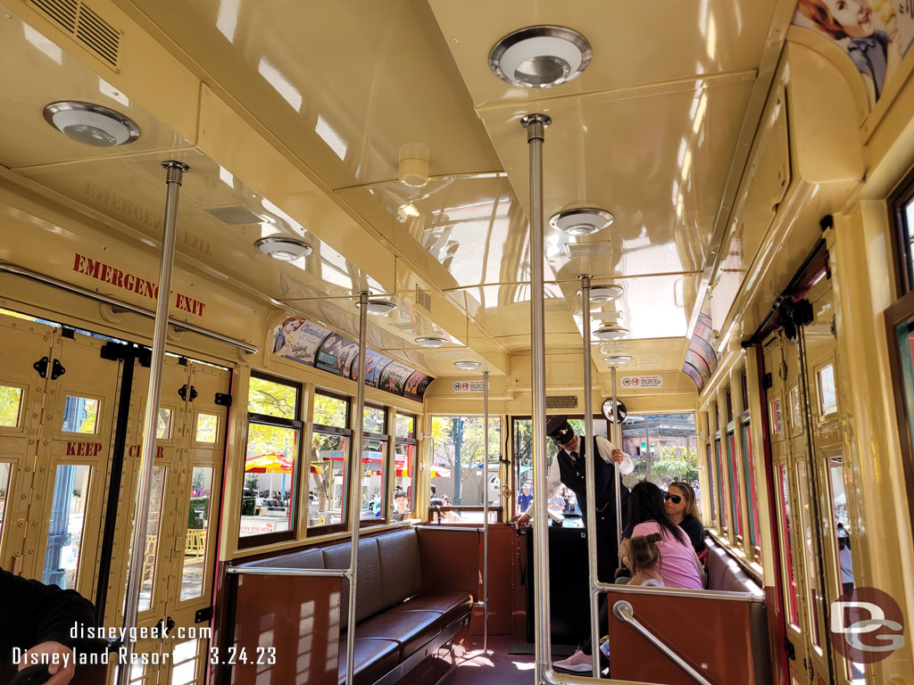 The Red Car Trolley was boarding and there was plenty of seating so decided to go for a ride.