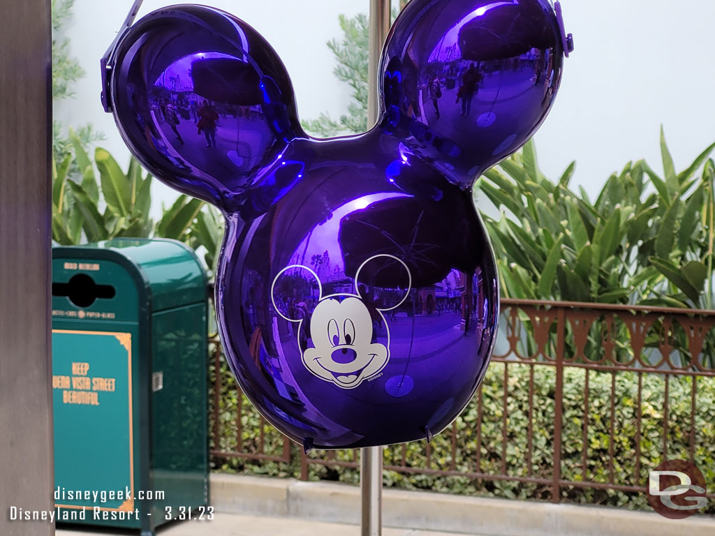 Purple popcorn buckets have become available recently.