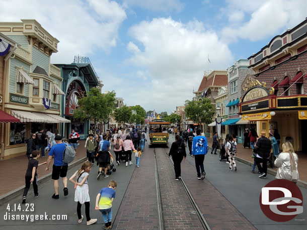 1:04pm - Main Street USA