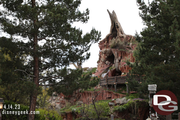 Passing by Splash Mountain.