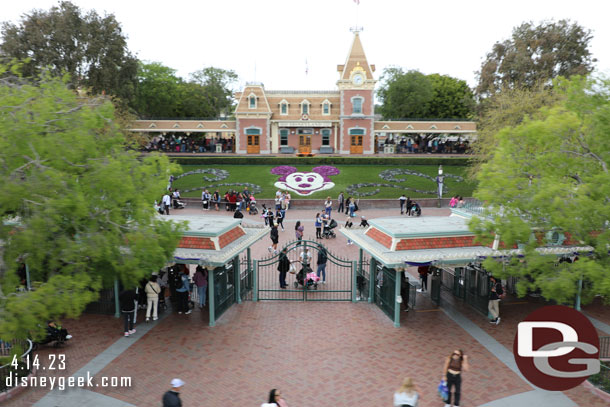 Cruising by the Disneyland entrance