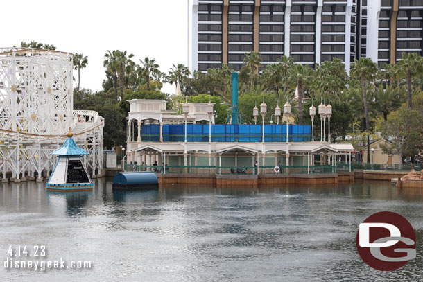 The Silly Symphony Swings are being re-assembled.