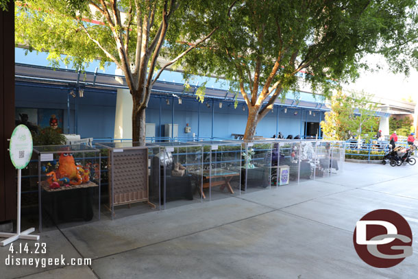 This year the Environmental Art Challenge Finalists are on display in Hollywood Land along the exit path from PhilharMagic near the Super Store.  This leads to more food traffic but is an out of the way location if you do not happen to visit the theater.