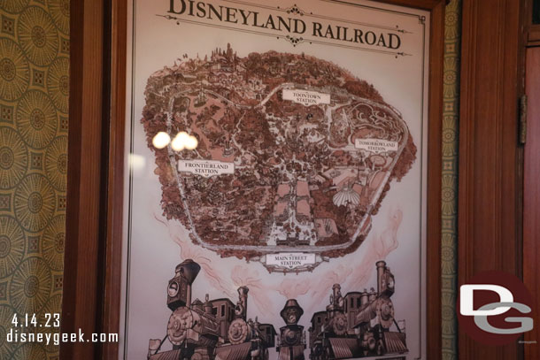 Decided to go for a Grand Circle Tour of Disneyland aboard the Disneyland Railroad.  This board is still not functional.