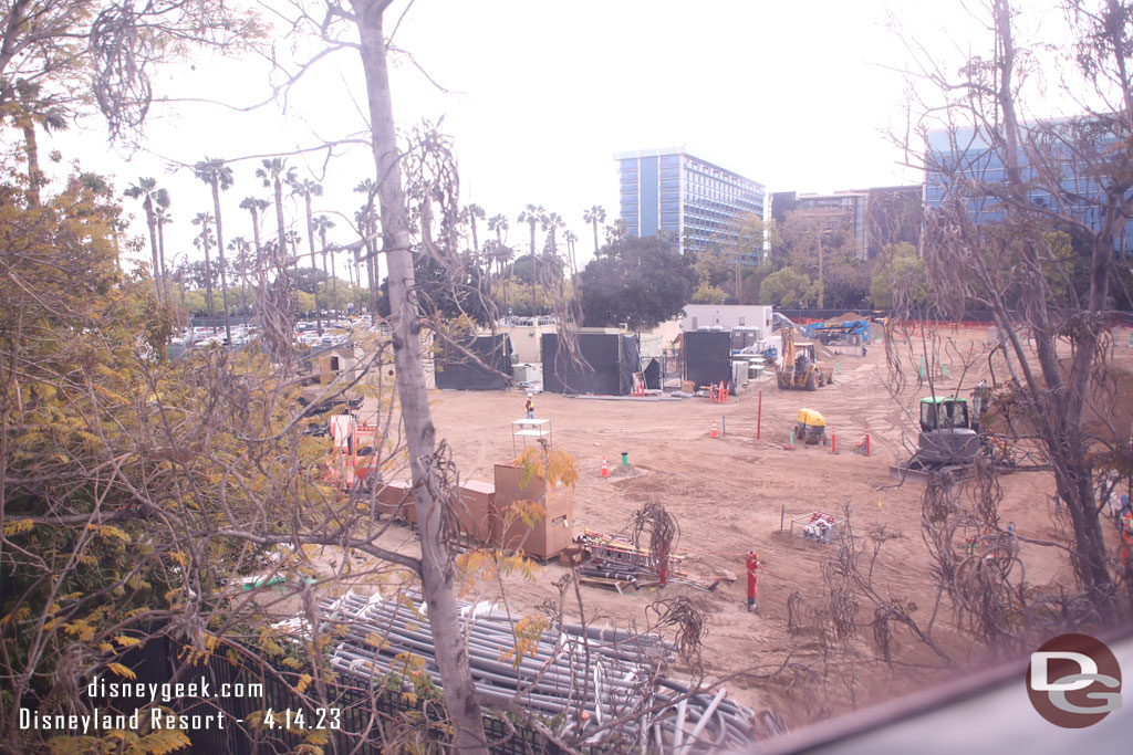 A check of the Downtown Disney west end construction, note the color is off because I shot through the window today.