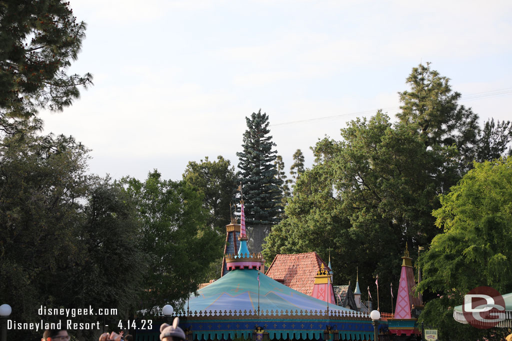 The Tinker Bell tree seems to stick out more now a days, especially from this angle.