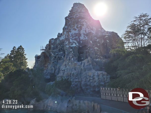 A look at the Matterhorn from the Monorail