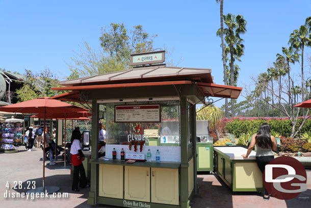 A new dining kiosk, Clyde's Hot Chicken opened recently.