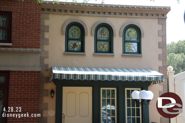 Three new window tributes were revealed this morning above the Wish Lounge on Main Street honoring Make a Wish.