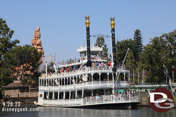 The Mark Twain Riverboat at Frontierland Landing