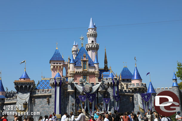 Sleeping Beauty Castle this afternoon